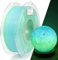 IEMAI PETG Filament 1.75, Durchscheinend PETG Blau Grün, High Speed PETG Filament, PETG 3D Drucker Filament, Regenbogen PETG 1.75 Filament 1Kg, Filament PETG 1.75mm, Maßgenauigkeit +/- 0,02 mm