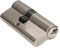 MICEL - 13149 - Cilindro a sega, sicurezza, profilo europeo, doppia frizione, con leva corta, decentrato, 30 x 50, con chiavi, finitura in nichel, colore: argento, 80 x 17 x 33 mm