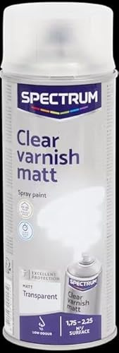 Vintage Luxury Matt spray Transparent, Clear vanish matt spray transparent, Klarlack-Sprühfarbe Spectrum 400 ml