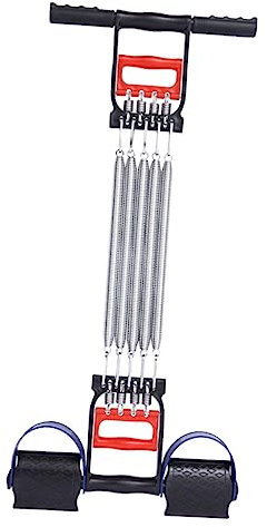 BESPORTBLE Körperliches Rallye-trainingsgerät Mit Griffzugseil Muskelstärkungstrainer Und Beintrainingsgerät Inklusive Fußfederpedal Für Muskeltraining Und Fitnessübungen