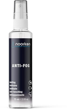 Antivaho Casco Moto Spray - Liquido Limpia Gafas Antivaho Casco de Moto Visera - Acción Rápida, Eficaz y Duradera contra el Empañamiento - Funciona en vidrios y plásticos. Fabricado en España 75ml