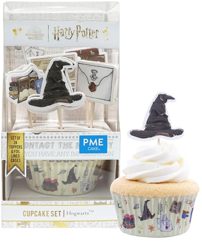 PME Harry Potter bakformar och tårtdekorationer set, 24 stycken, Hogwarts
