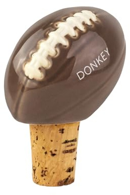Bottle Sealer Football - Flaschenverschluss, Weinstopper aus Keramik und Kork