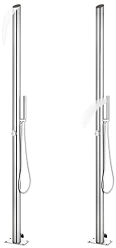 Willood Gartendusche 220 cm Edelstahl