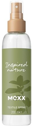 Mexx Inspired Nature Textilspray, aromatischer Textilerfrischer mit stimmungsaufhellenden Eigenschaften, 200 ml