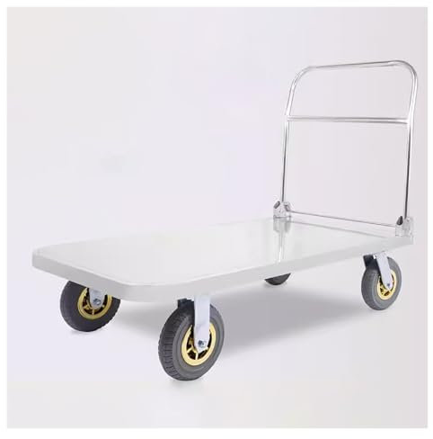 Diable de déménagement, Chariot à Plate-Forme Pliable, Chariot à Plateau Utilitaire for Le déménagement d'entrepôts de supermarchés de Bureau à Domicile(100x60x90cm)