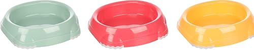 Flamingo Gamelle pour la Nourriture et l'eau Landro Ovale Exoti - 14,5x13x3,5cm - Antidérapant - Lavable au Lave-Vaisselle - Pas de Choix de Couleur Possible