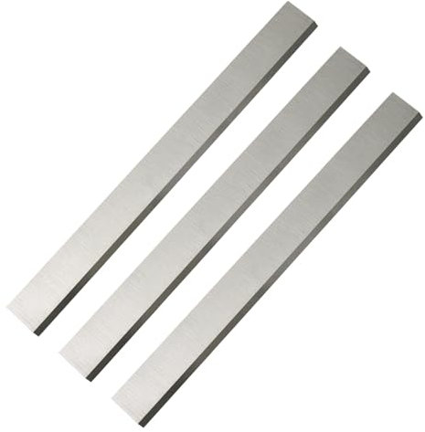310 mm × 30 mm × 3 mm HSS-Hobelklingen, Abrichthobelmesser, nachschärfbarer Holzhobel for die Holzbearbeitung, 3er-Set