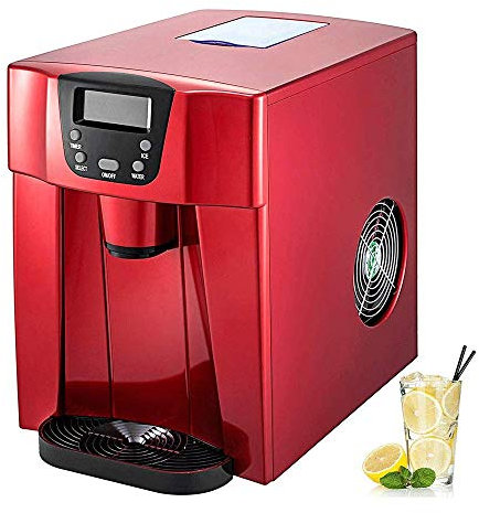 LYDBMYT Macchina per cubetti di Ghiaccio in Acciaio Inox Macchina per cubetti di Ghiaccio da banco Pronti in 6 Minuti con Display a LED per Cucina Casa Bar