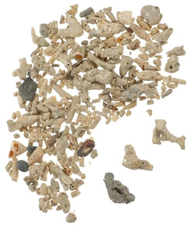 ROMISBABA Filtration Naturelle pour Aquarium Sable de Fond LB avec Filet Matériaux Filtrants pour Aquarium Eau Douce et Décoration Pierre Corallienne Décorative