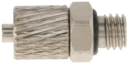 NDNCZDHC 20Pcs M5 4mm Pneumatique Air Droit Raccord Rapide, 0 à 1.6MPa Connecteur Mâle Tuyau D'air Raccord Rapide