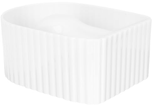 Lurrose Cuenco de Manicura Transparente Acrílico para Remojo de Manos, Herramienta para Quitar Esmalte Semipermanente, Recipiente de Color Claro para Limpieza y Ablandar Cutículas,