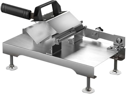 Qianly Cortadora Manual Congelada con Grosor de Corte Ajustable para