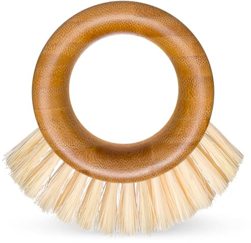 Full Circle Vegetable Brush, Bamboo, Beige, Small (Pack of 1)