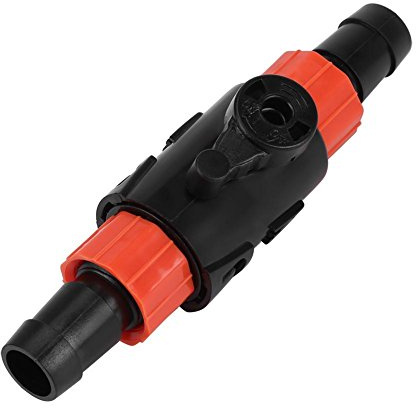 Schlauch Ventil Schlauch Fish Tank Aquarium Wasser Flow Control Ventil mit Quick Release Griff Schlauch Verbinder, 12/16mm(S)