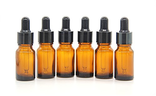 YIZHAO Pipettenflasche 10ml Braun, Apothekerflasche mit Pipette Glas, für Ätherisches Öl, Aromatherapie, Massage, Düfte, Labor, Kosmetik, Reisen – 12 Pcs