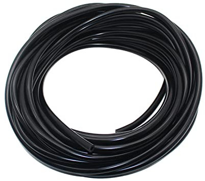 Ghxiag Silikonvakuumrohrschlauch Siliziumschlauch Universal 3mm 4mm 6mm 8mm 10mm 12mm Schwarze Autoteile (Color : ID8MM 10M)