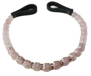 Stirnriemen mit Perlen und Strass (Pony)