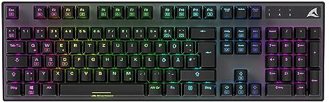 Sharkoon Skiller SGK20, mechanische Schalter, Huano Brown, RGB