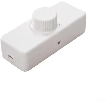 Zilimont tInline LED Dimmer Switch,Smart Switch LED Dimmer,Knob Control Dimmer for Dimmable LED,Incandescent,Halogen Bulbs for Living Room Bedroom(white)