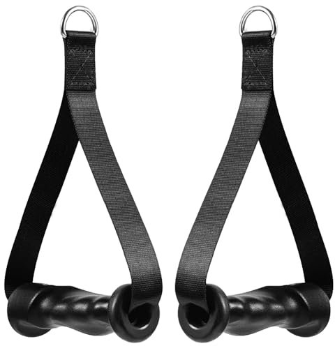 WHKM 1 Paar Fitnessgerät-Griff, ergonomischer Griff für effektives Arm- und Kerntraining, Übungsgriff für Kabelmaschine