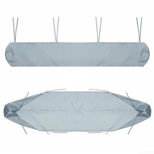 Custodia per tenda da sole resistente alle intemperie per esterni, antipolvere, con copertura per tenda, copertura per veranda, giardino, patio (3,5 m, grigio)