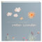 goldbuch 15 512 Babyalbum voller Wunder Wiese mit Blumen-Motiv, Leinenstruktur Fotoalbum mit 58 weißen Blankoseiten, Pergamin & 4 illustrierte Seiten, Album, Papier, ca. 30 x 31 x 4 cm, Salbeigrün
