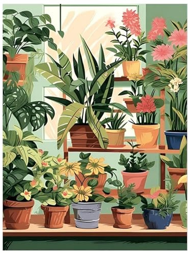 Mandun Art Peinture Numero Adulte, Usime Coloriage Par Numero Adulte, Toile Peinture Pour la Décoration de la Maison 40x50cm
