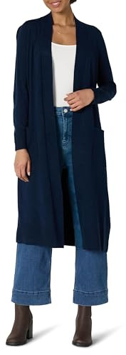 Amazon Essentials Cardigan Lungo Leggero, Taglio a Spolverino, Vestibilità Classica Donna