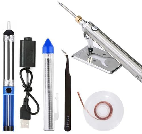 KOSINGNA Solng Iron Set Wireless USB Solng Iron Mini Portable Battery Solng Iron with USB Welding Tools