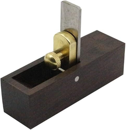 Cepillo de mano, cepilladora de madera, afeitadora de madera, herramienta manual for cepillado de madera, cepillo de ébano de fondo plano, mini cepillo de mano de carpintero for recortar bricolaje for