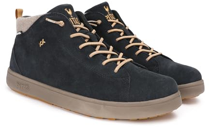 PITAS | AUSTIN | Botas Hombre Casual | Botín Serraje | Bota Urbana de Caña Baja | Mocasines | Náuticos de Invierno | Zapatillas Casual | Zapatos sin Cordones | Calzado Walkinpitas
