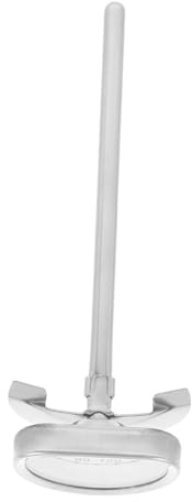 SHOWERORO Termometro per Frittura con Lunga in Acciaio e Supporto Stabile Lettura Istantanea per Olio Carne Termometro da Cucina Versatile per Cottura e Baking