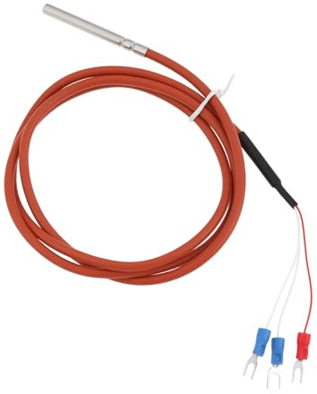 VGOL 3-Draht PT100 Wasserdichte RTD Temperaturfühler Sonde Geeignet für Industrieanlagen oder Labors -50°C-200°C 1m