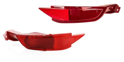 LST Rückstrahler Stoßstangen Nebelschlussleuchte links und Reflektorlicht rechts kompatibel mit Ford Fiesta MK7 C-Max II
