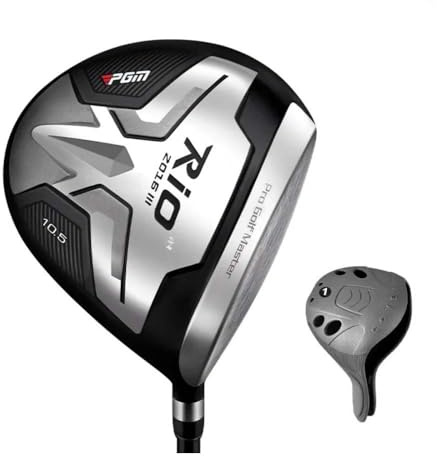 Golfklubbor titanlegeringshuvud hög studs höger hand manlig golfdriver 10,5 graders loft herr #1 golfklubba trä med huvudbonad (R kol)