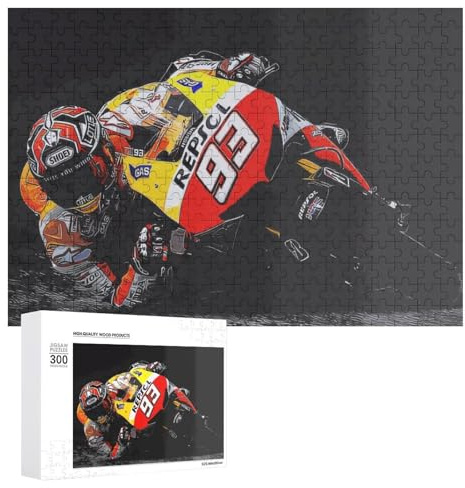 300 PCS Rätsel Für Teenager Rider 93 Speed and Precision on Two Wheels Rätsel Für Erwachsene Denkspiele Geschenke Für Frauen Einzigartige Geschenke Zum Geburtstag Und Zu Weihnachten 300 PCS