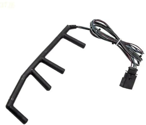 Trekords Passend für 038971220C 904-090 Kfz-Ersatzteile 37JE Diesels Rohöl-Glühkerzen-Kabelbaum 4-adrig Ignition Coil Zündkerzen