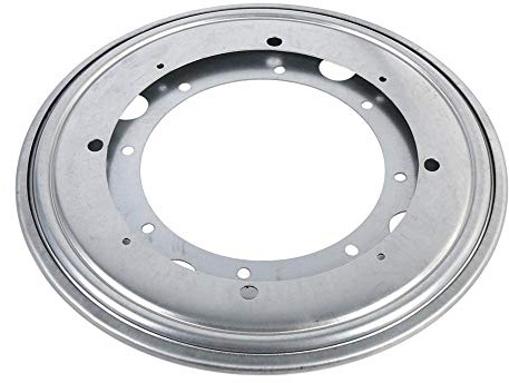 Fdit Rotating Stand Heavy Duty Rotating Swivel Turntable Display Stand Bearings Stand for Monitor Tv Turntable (Argent De 9 Po,-Silver)
