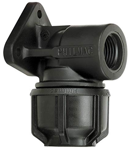 Philmac Metric/Imperial Wall Plate Elbow POL 25mm / ¾ x ½ BSP 9031 Water Main