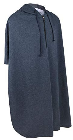 #N/A Rollstuhl gefütterte Poncho mit Kapuze, Schutz, Wieder verwendbar, Wind dicht abdeckungen Knie Schutz - Violett Männlichen