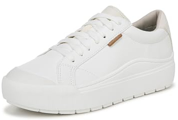Dr. Scholl's Shoes Women's Time Off Oxford, White, 4 UK