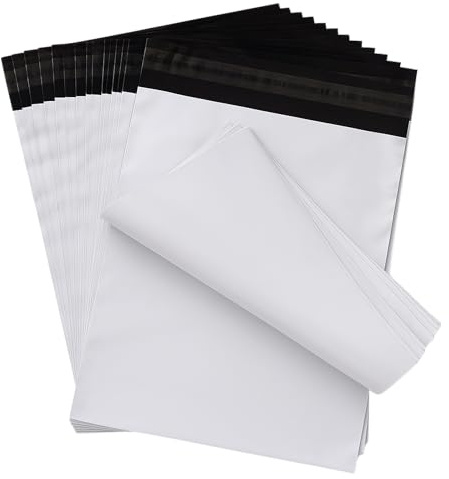 Pakomat Buste per spedizioni postali, in plastica, autoadesive, diverse misure (24 x 32 cm, 50 pezzi)