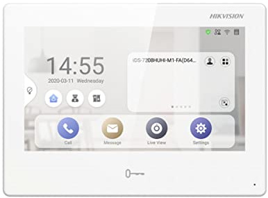 Hikvision 7 Android TFT LCD Touchscreen IP-Monitor DS-KH9310-WTE1