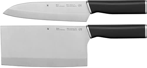 WMF Kineo Messerset Küche 2teilig, Made in Germany, 2 Küchenmesser scharf, Performance Cut, Küchenmesser Set, Kinetisches Design, Spezialklingenstahl