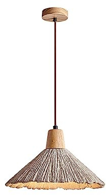 MODEBHD Nordic Micro Zement Anhänger Lampe Dekor Drop Lighting Montage aus Massivholz Lampenkopf Kronleuchter Wohnzimmer Leuchte Esszimmer Hängelampe Schlafzimmer Café Shop Hängelampen Spotl