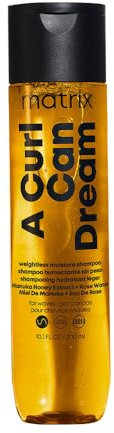 Matrix, Shampoo Idratante Professionale per Capelli Mossi, 24h di Idratazione, Capelli mossi definiti fino a 48h, Con Estratto di Miele di Manuka e Acqua di Rose, A Curl Can Dream, 300 ml