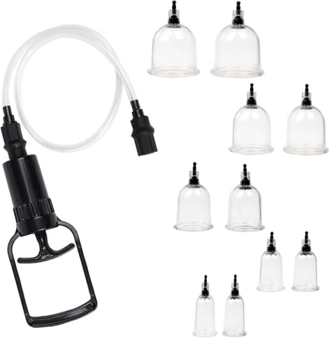 BDSMYOU 10er Nippelsauger Brustwarzen BDSMs Spielzeug hart mit Brustpumpe Vakuumpumpe,Nippel Sauger Sexspielzeug Nippelklemmen Klitoris Sauger für Frauen,SM Sexspielzeug extreme Paare BDSM Set