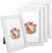 4 Pezzi Cornice Foto 10x15 CM Portafoto Cornici Foto Cornici da Parete Bianco Porta Foto per Appendere Alla Parete o Decorazione Della Tavola
