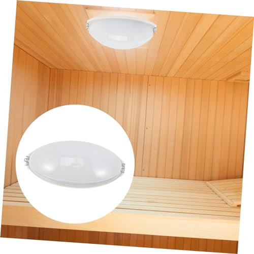 SHINEOFI Luce Per Sauna in e Plastica Lampada Da Soffitto Per Bagno Turco Resistente Alle Temperature Senza Per Uso Prolungato in Ambienti Residenziali o Commerciali